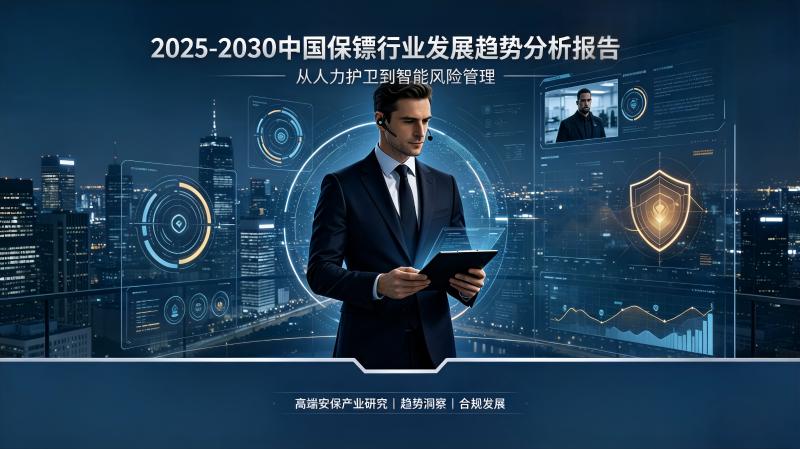 2025-2030年中国保镖行业发展趋势分析报告